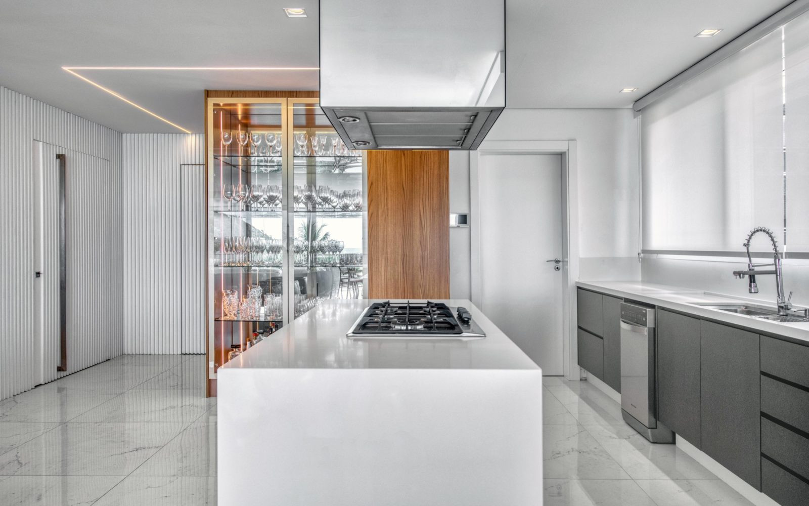 Perfacto Batel - Living e Area Gourmet